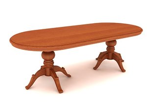 classic table 3d max