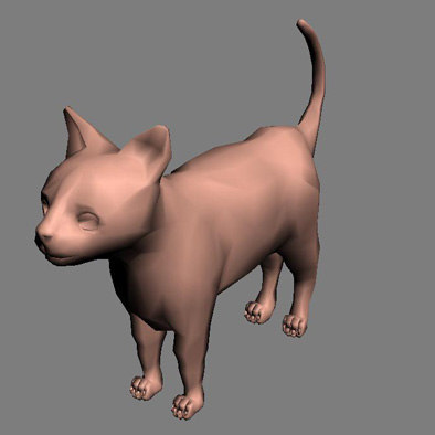cat 3d model