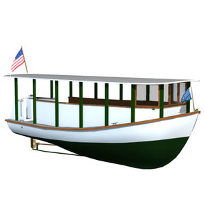 ethan allen boat 3d model