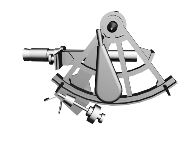 3d model of sextant