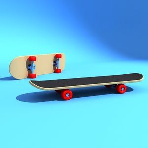 3dsmax skateboard skate board