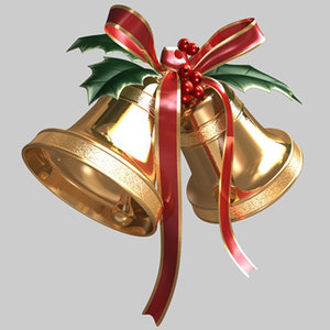 christmas bells 3d model