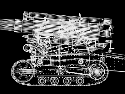 Soviet B-4 3d Model