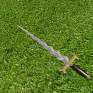 kris sword 3d model