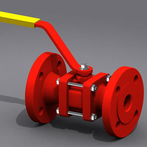 ball valves cup retainers 3d model