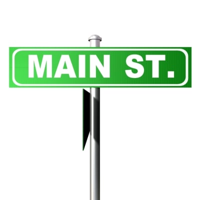 3d model of street sign