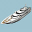 super yacht 3d model