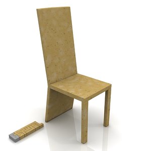 armani oxford chair 3d model
