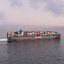 3d container vessel cargo model