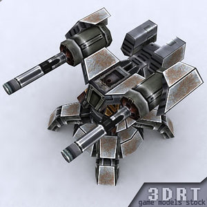 sci-fi turret 3ds