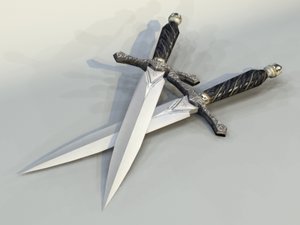 dagger pc ps2 3d model