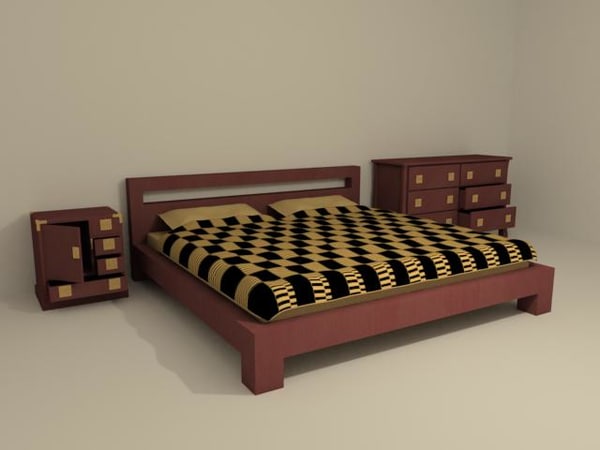 3d Asian Bedroom Furniture Bed, Bedroom Furniture Under 10000