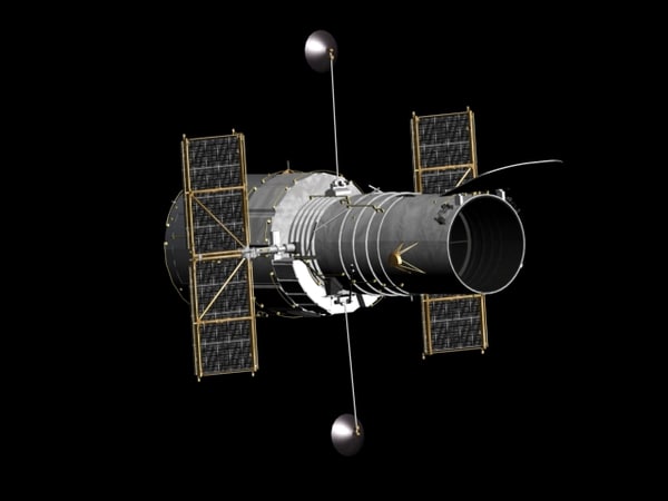 hubble space telescope 3d model