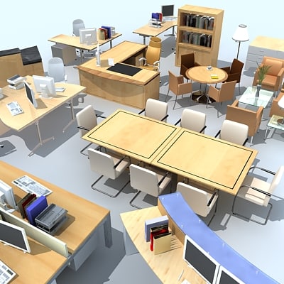 office furniture 3d model