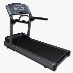 3d model treadmill gym equipment