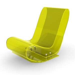 lcp plastic chair 3d model