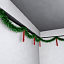 tinsel decorating christmas tree 3d model