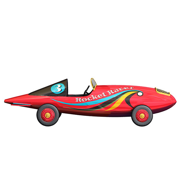 3d marx rocket racer toy car