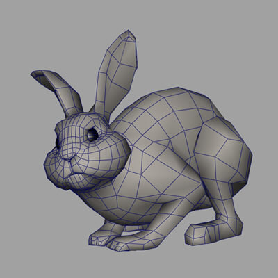 Rabbit 3d Obj