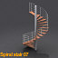 spiral stair 3d model