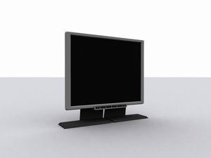3d model lcd monitor benq fp91g