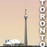 3d Model Cn Tower Toronto