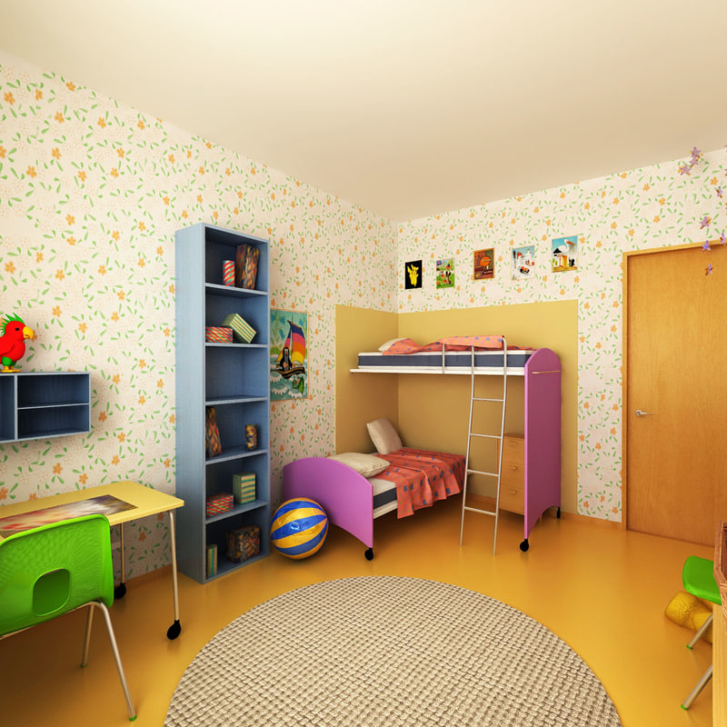 child room 3d model