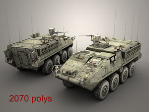 openflight army stryker rv 3d model