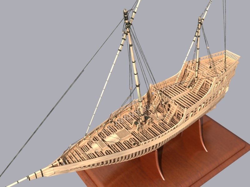 3ds-max-sail-ship-frame