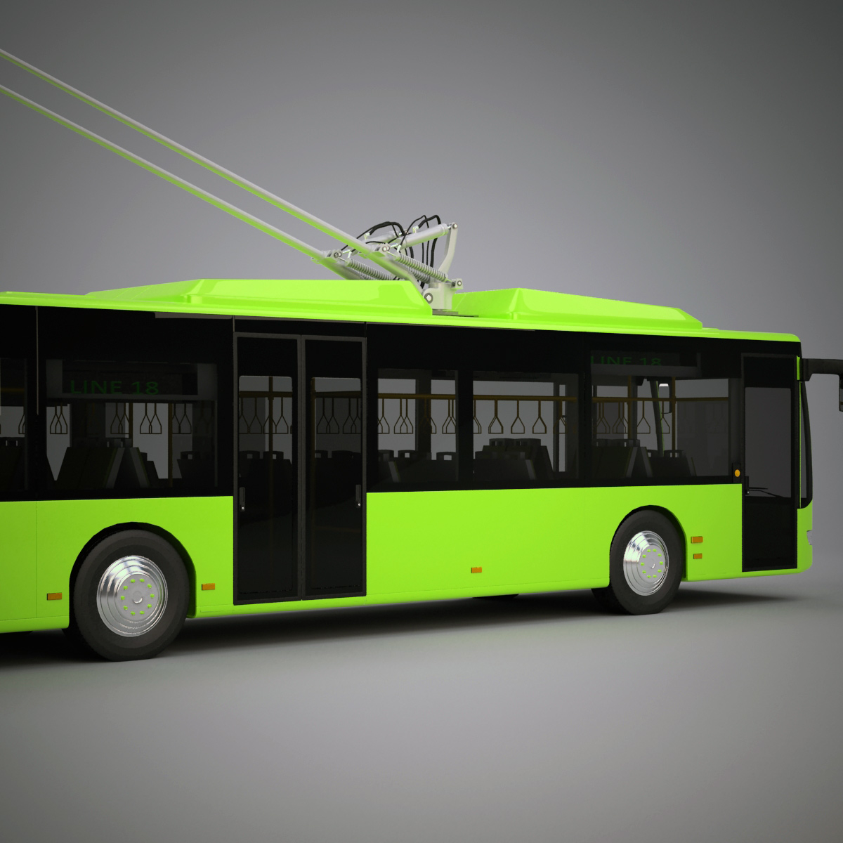 通用无轨电车(1)3d模型