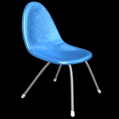 Shell Chair Mod 3d model shell chair