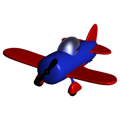 toy plane 3d model