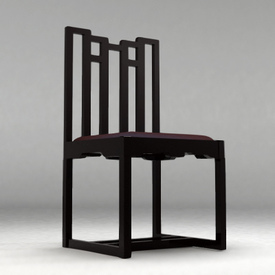 mackintosh chair 3d lwo