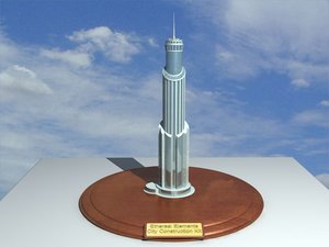 3d ethereal city construction kit model