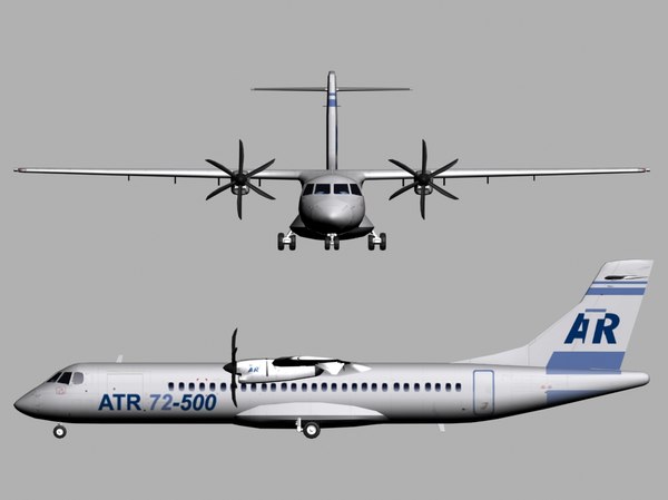 atr 72-500 3d model