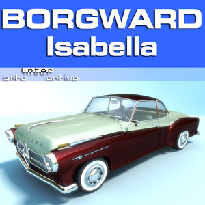 3d german borgward isabella model
