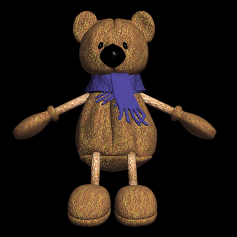 3d teddy bear