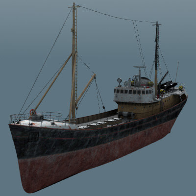 resolution fishing boat obj