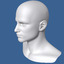 male head 3d model