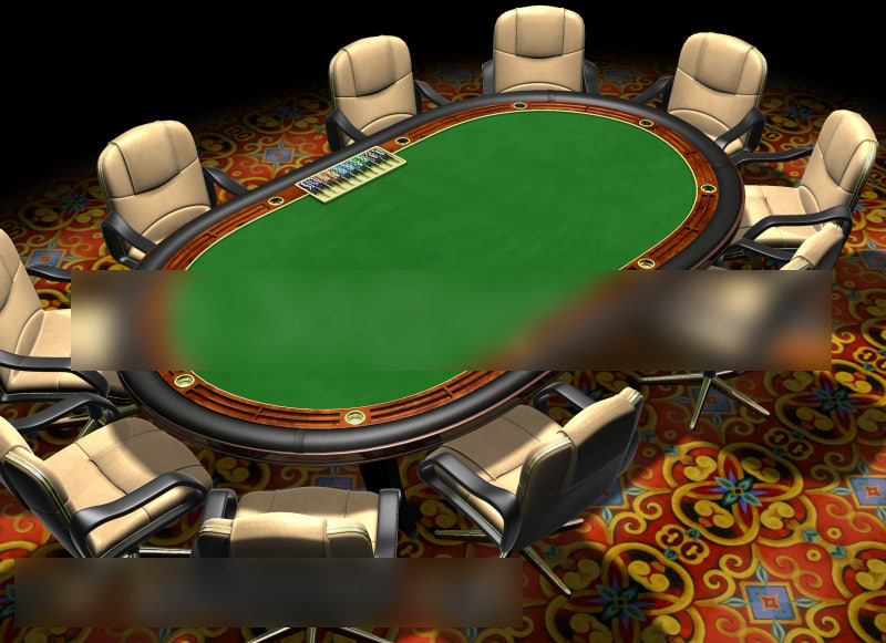 Poker Table 3d Max