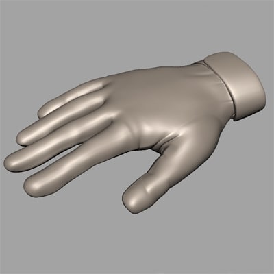 model gloves