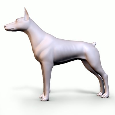 犬3dモデル Turbosquid