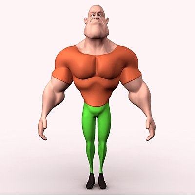 character rigged 3d model