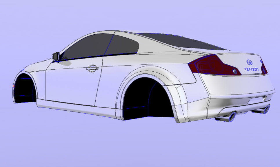 infiniti g35 toy car