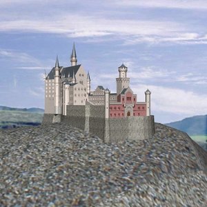neuschwanstein castle 3d model