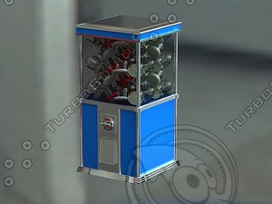 3ds max candy toy vending machine