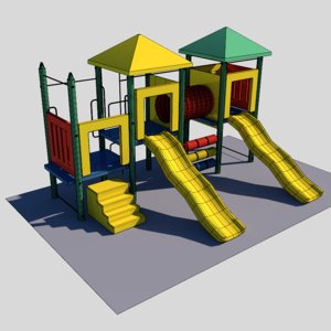playground set 3d model