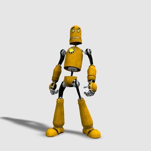 robot character c4d