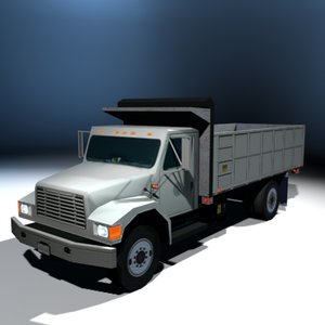 city truck dump 3d model