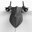 sr-71 spy plane blackbird 3d model